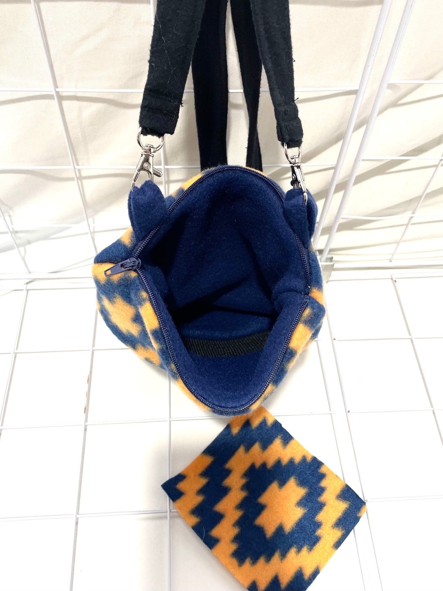 Bonding Bag - Orange Blue Geo