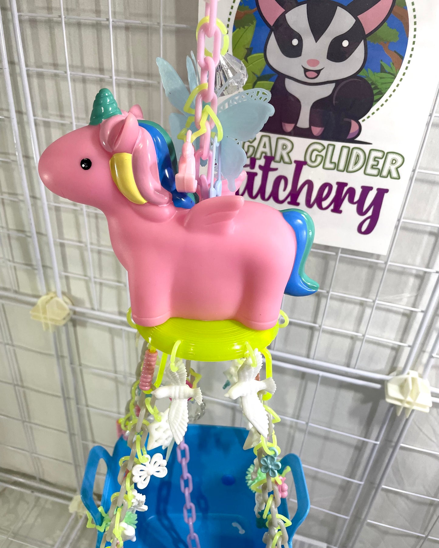 Pegasus Glow Basket - Pink Pegasus