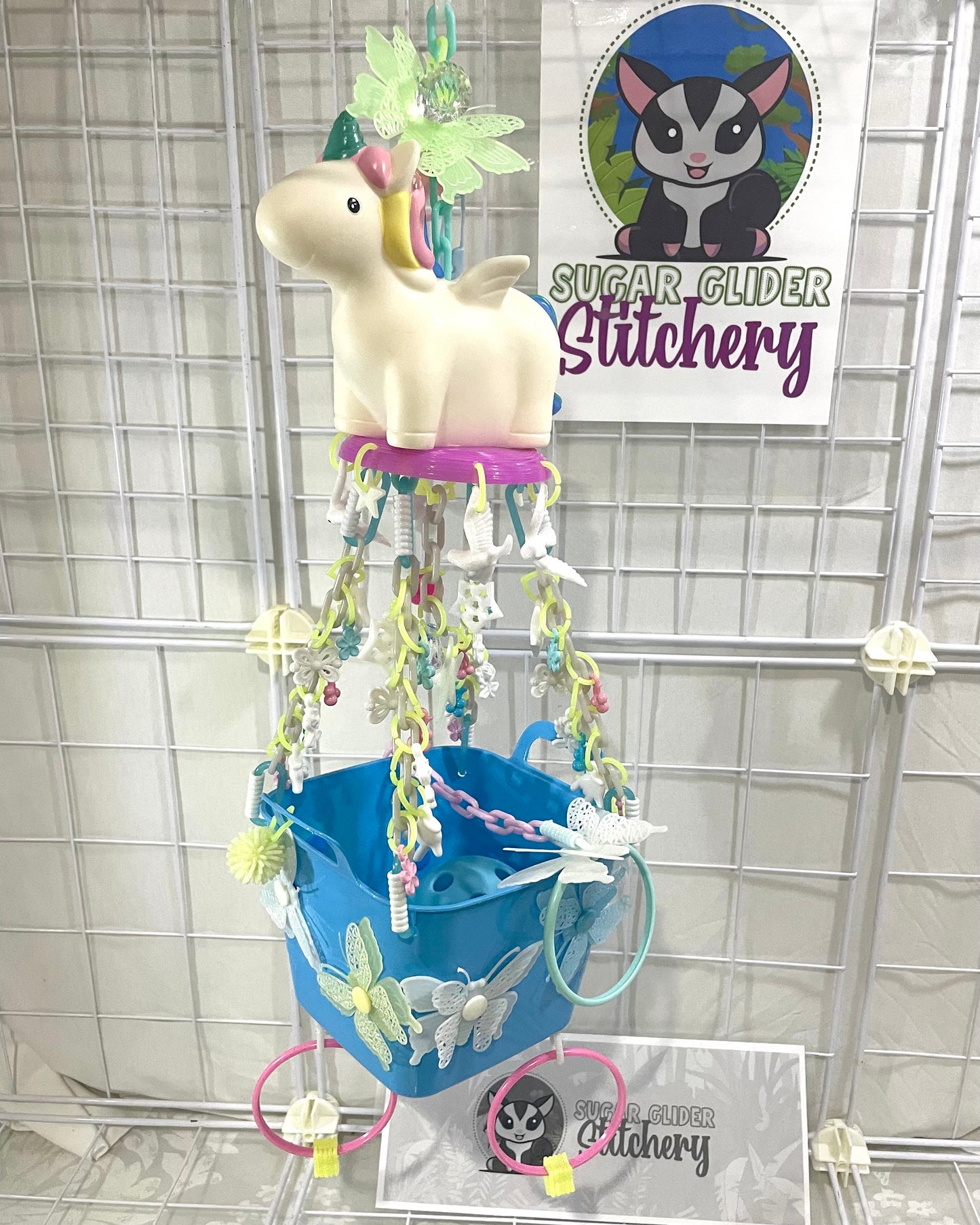 Pegasus Glow Basket - White Pegasus