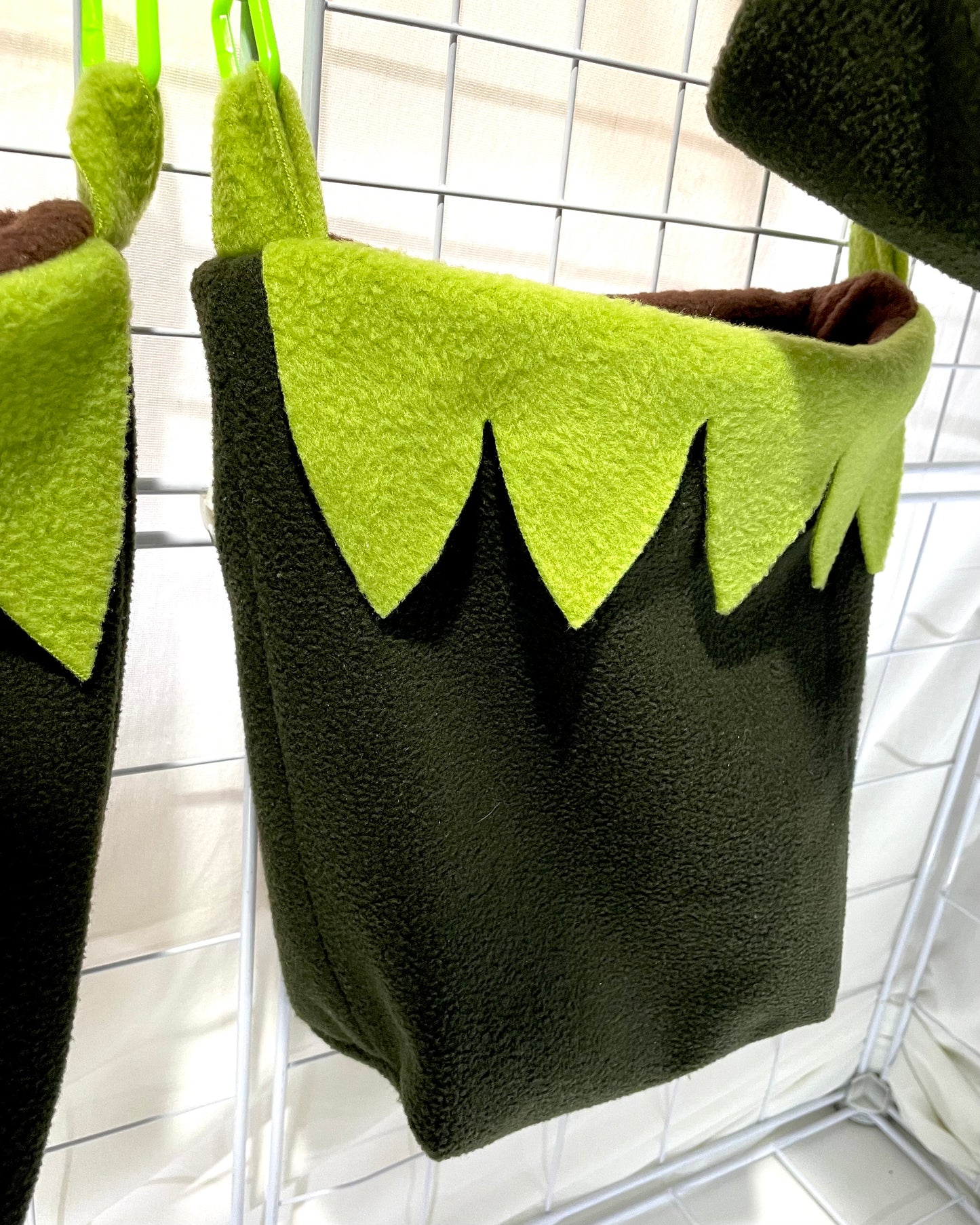 Deluxe Fleece Cage Set 5 pc - Jungle Fringe