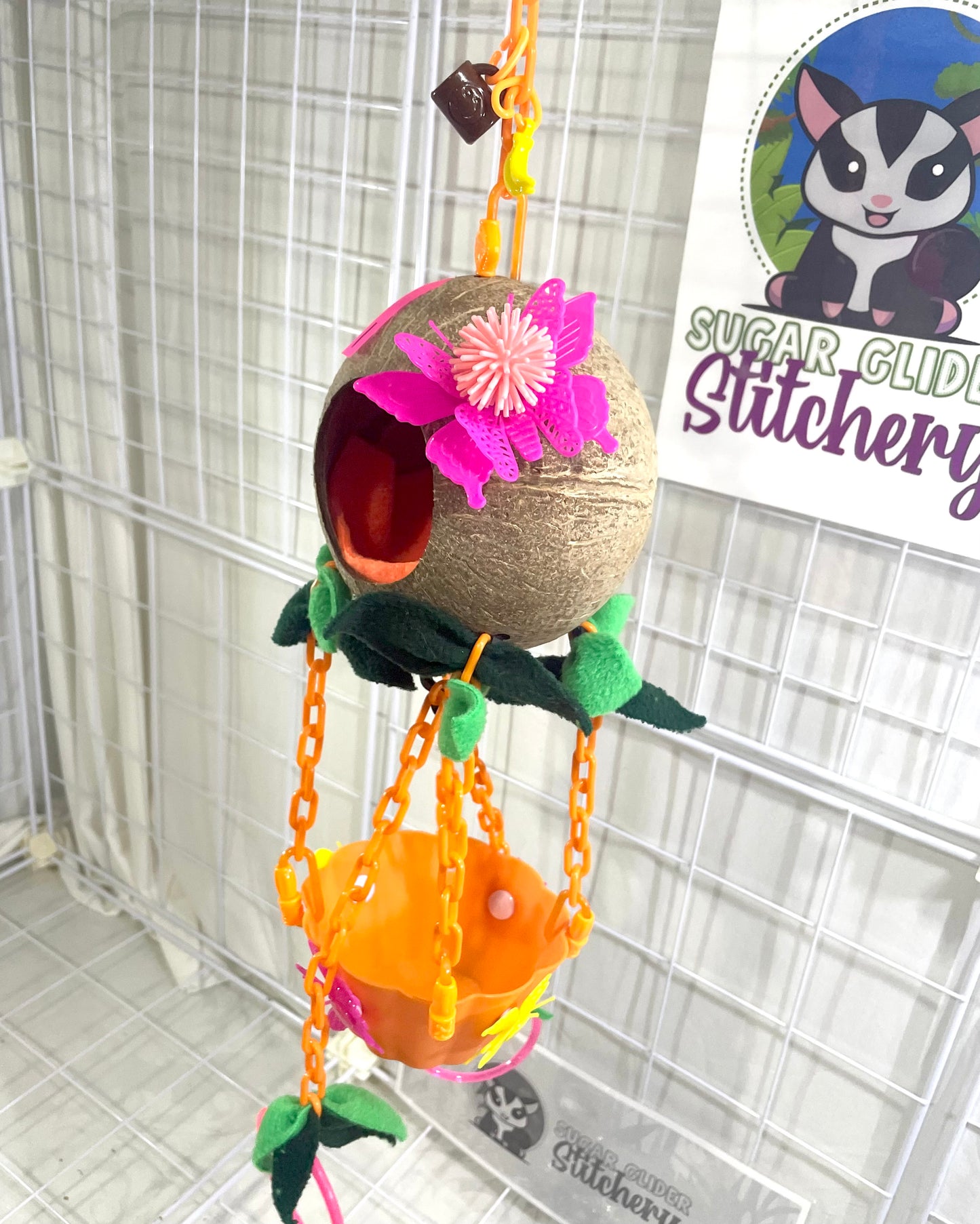Coconut Hot Air Balloon - Orange Bowl (Number 1)