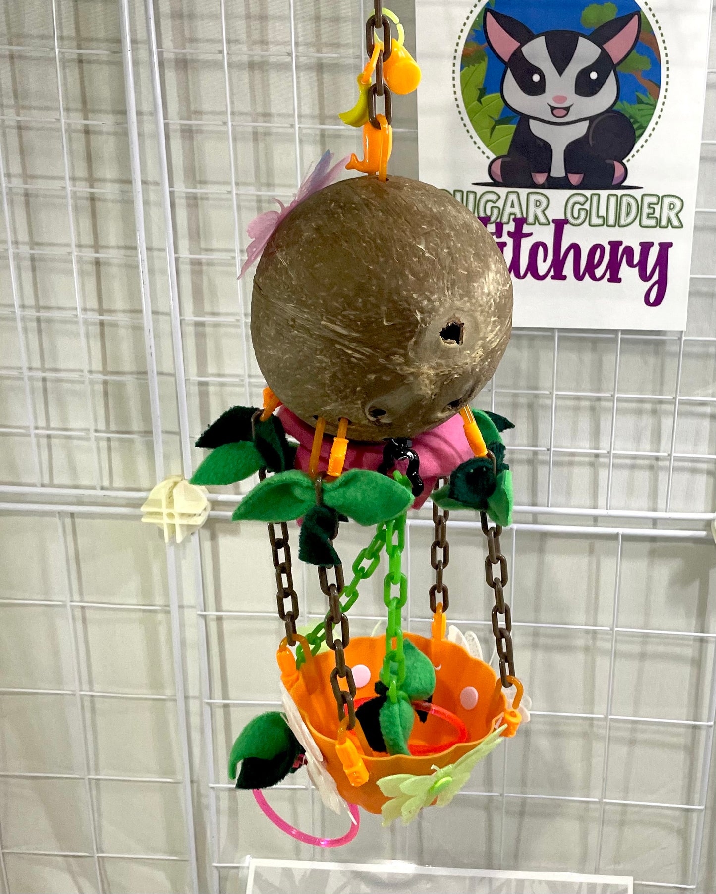 Coconut Glow Hot Air Balloon - Orange Bowl (Number 17)