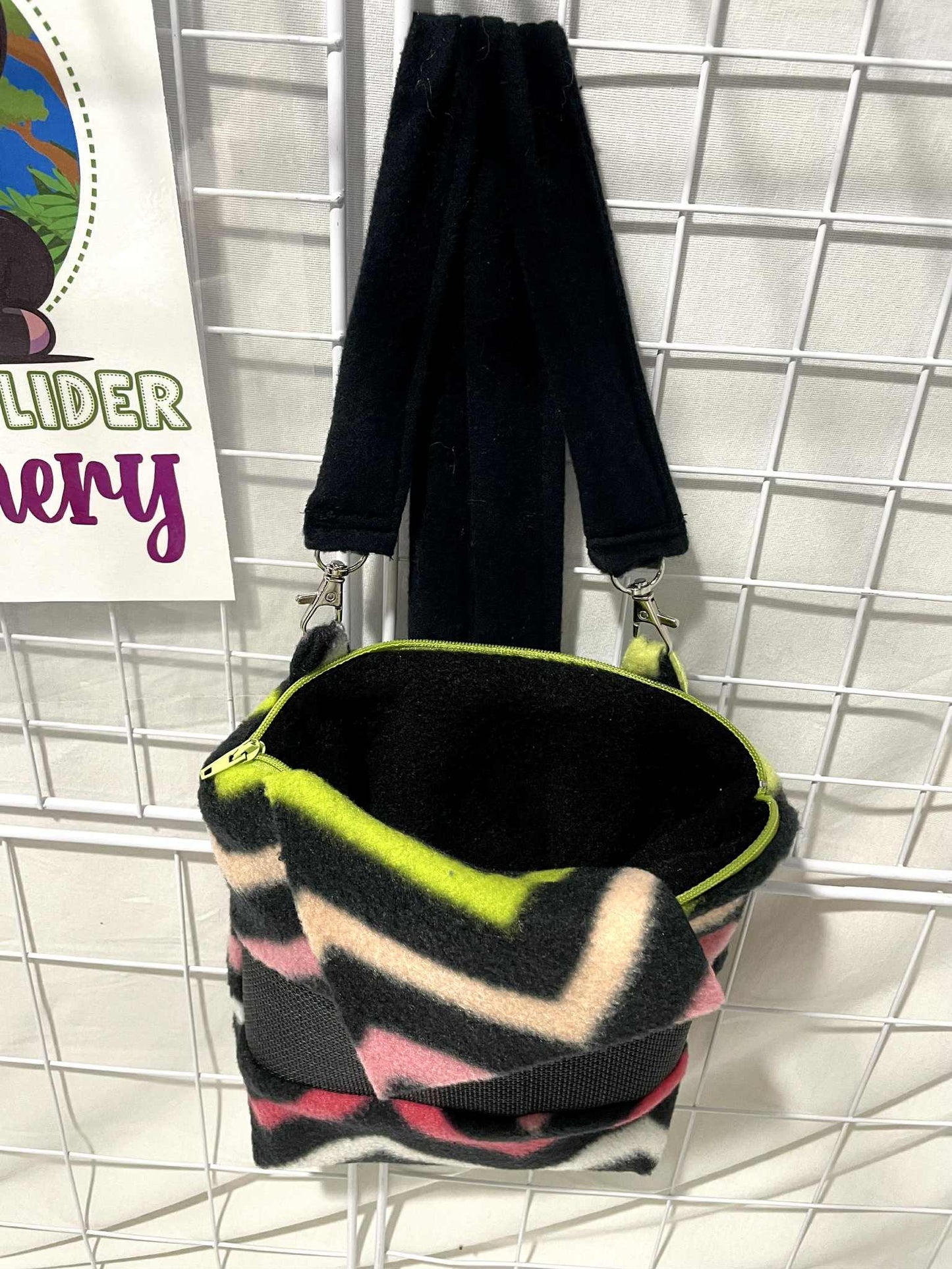 Bonding Bag - Rainbow Zigzag Peach