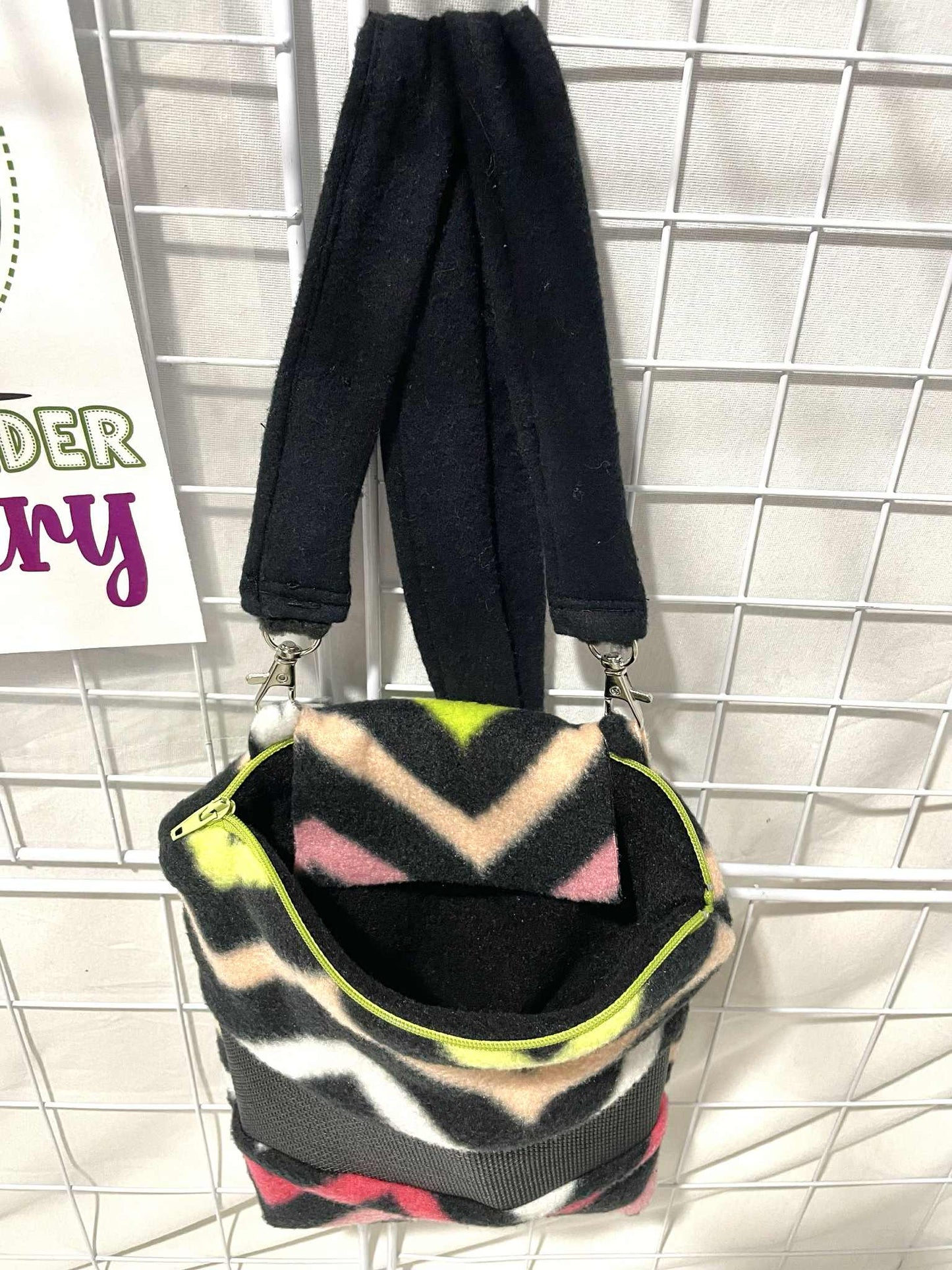 Bonding Bag - Rainbow Zigzag White