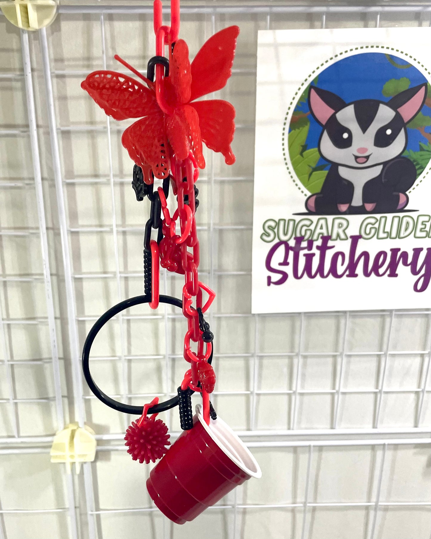 Butterfly Foragers - Red Black