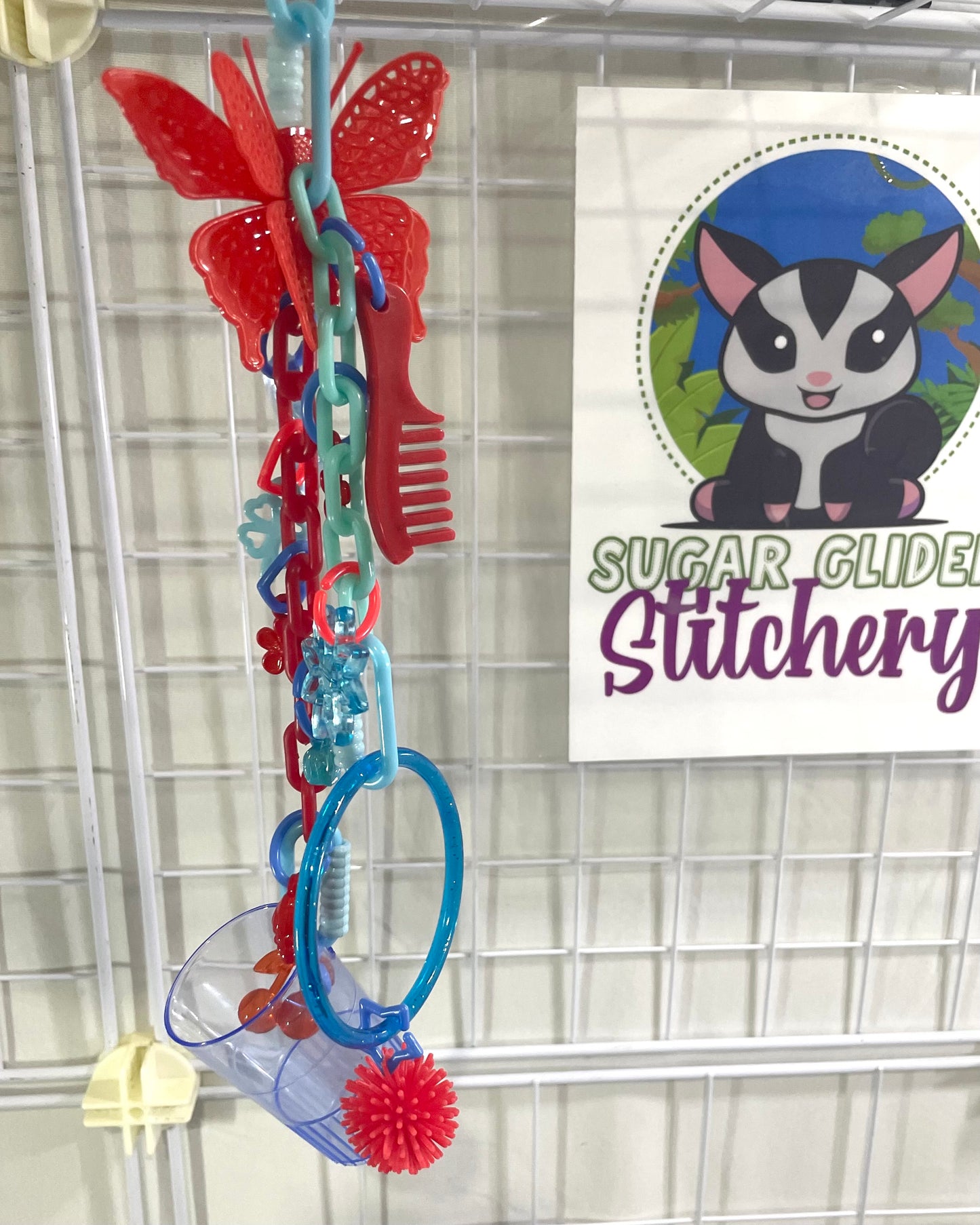 Butterfly Foragers - Blue Red