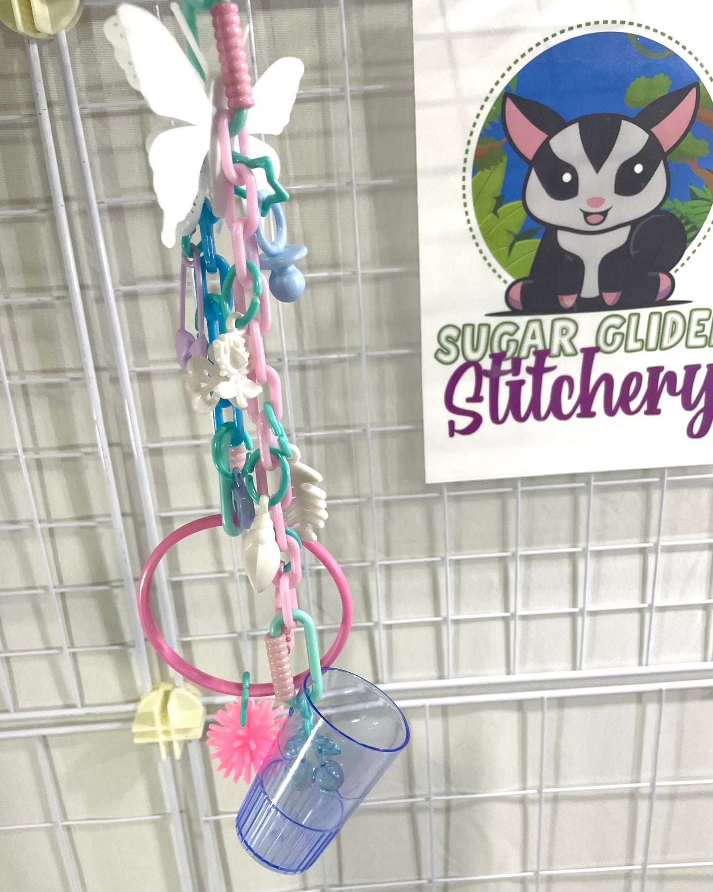 Butterfly Foragers - Blue Pink