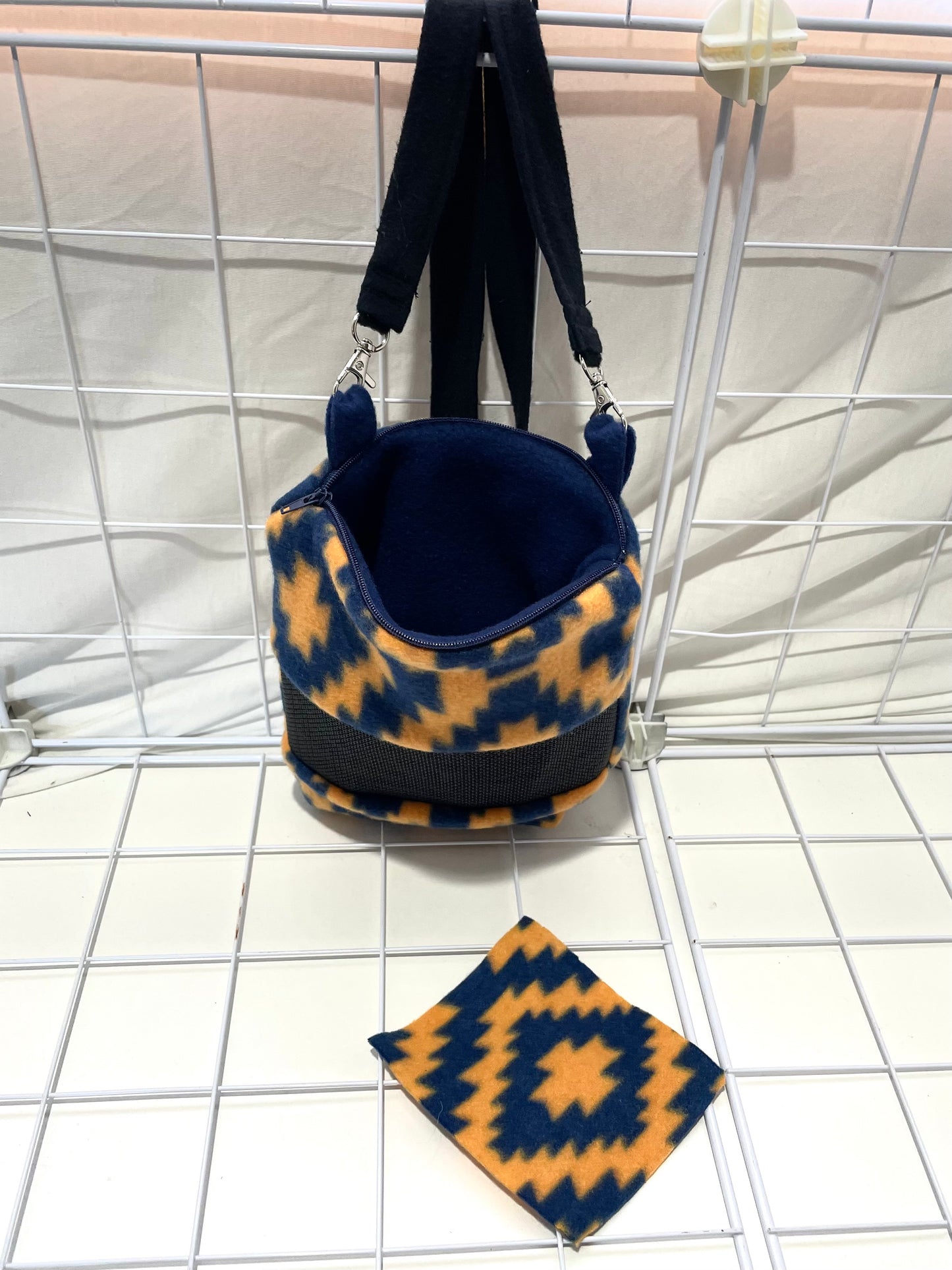 Bonding Bag - Orange Blue Geo