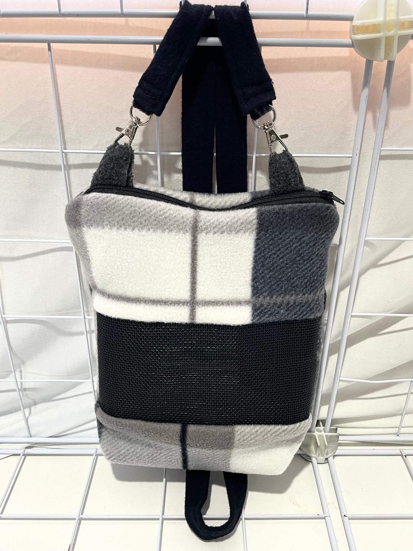 Bonding Bag - Grey Plaid