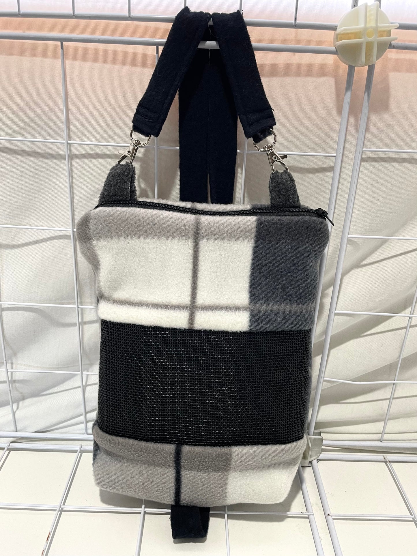 Bonding Bag - Grey Plaid