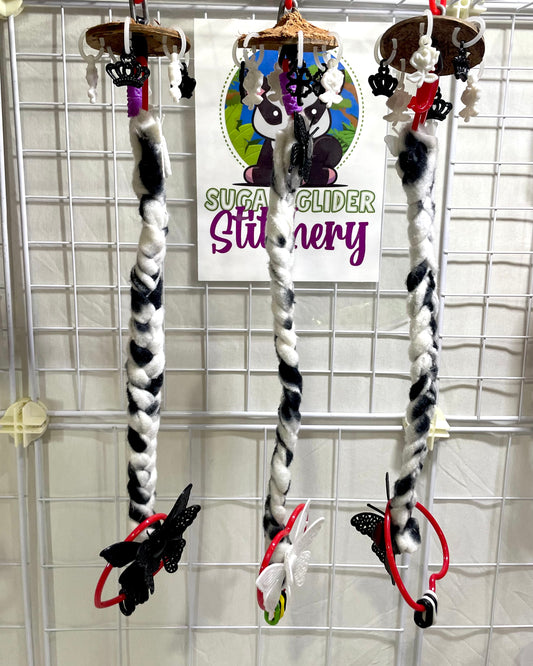 Butterfly Braid Reset - Black and White