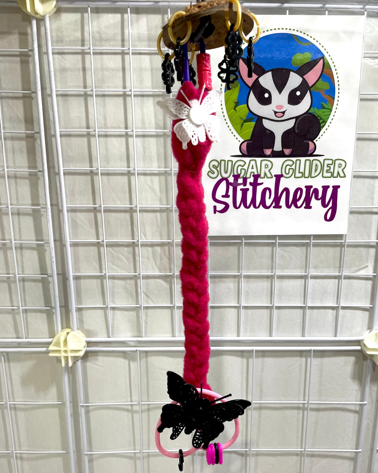 Butterfly Braid Reset - Fuchsia Black