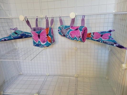 Fleece Cage Set 4 pc - Butterfly bucket set