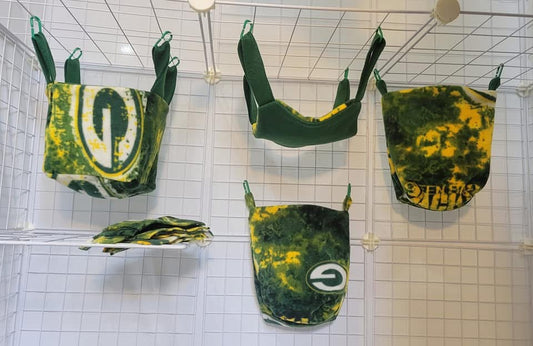 Fleece Cage Set 4 pc - Green Bay Packers
