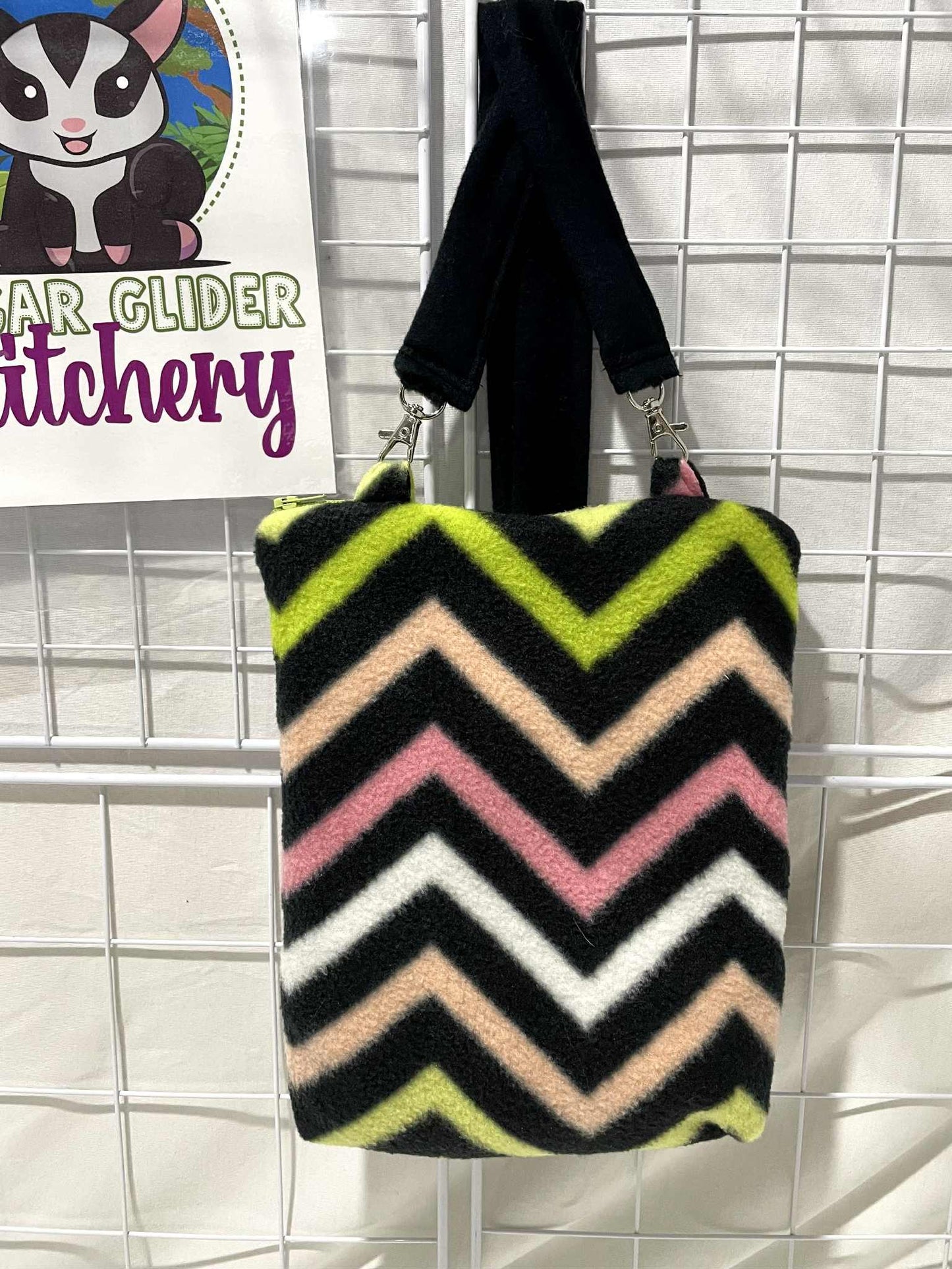 Bonding Bag - Rainbow Zigzag Peach