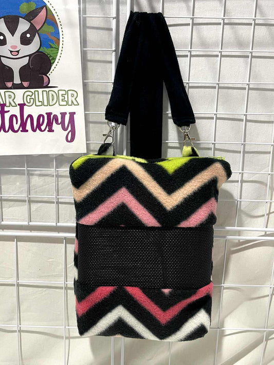 Bonding Bag - Rainbow Zigzag Peach