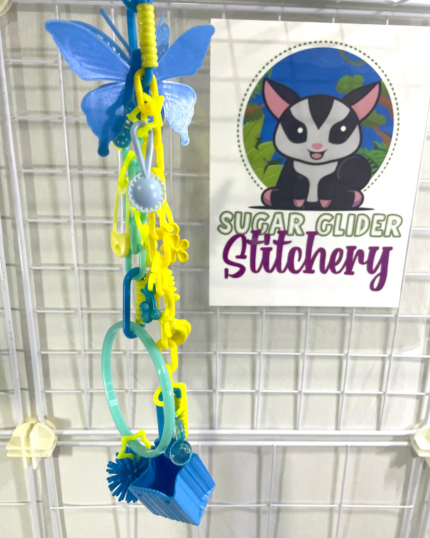 Butterfly Foragers - Blue Yellow