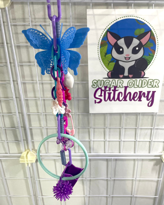 Butterfly Foragers - Purple Blue