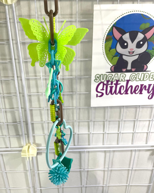 Butterfly Foragers - Teal Green
