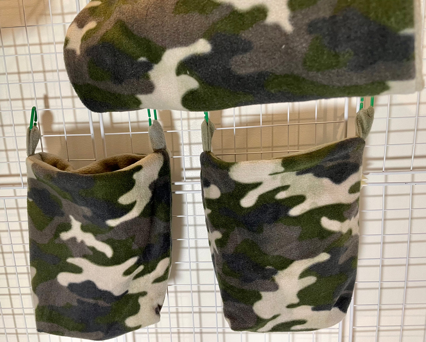 Fleece Cage Set 5 pc - Camo Gray