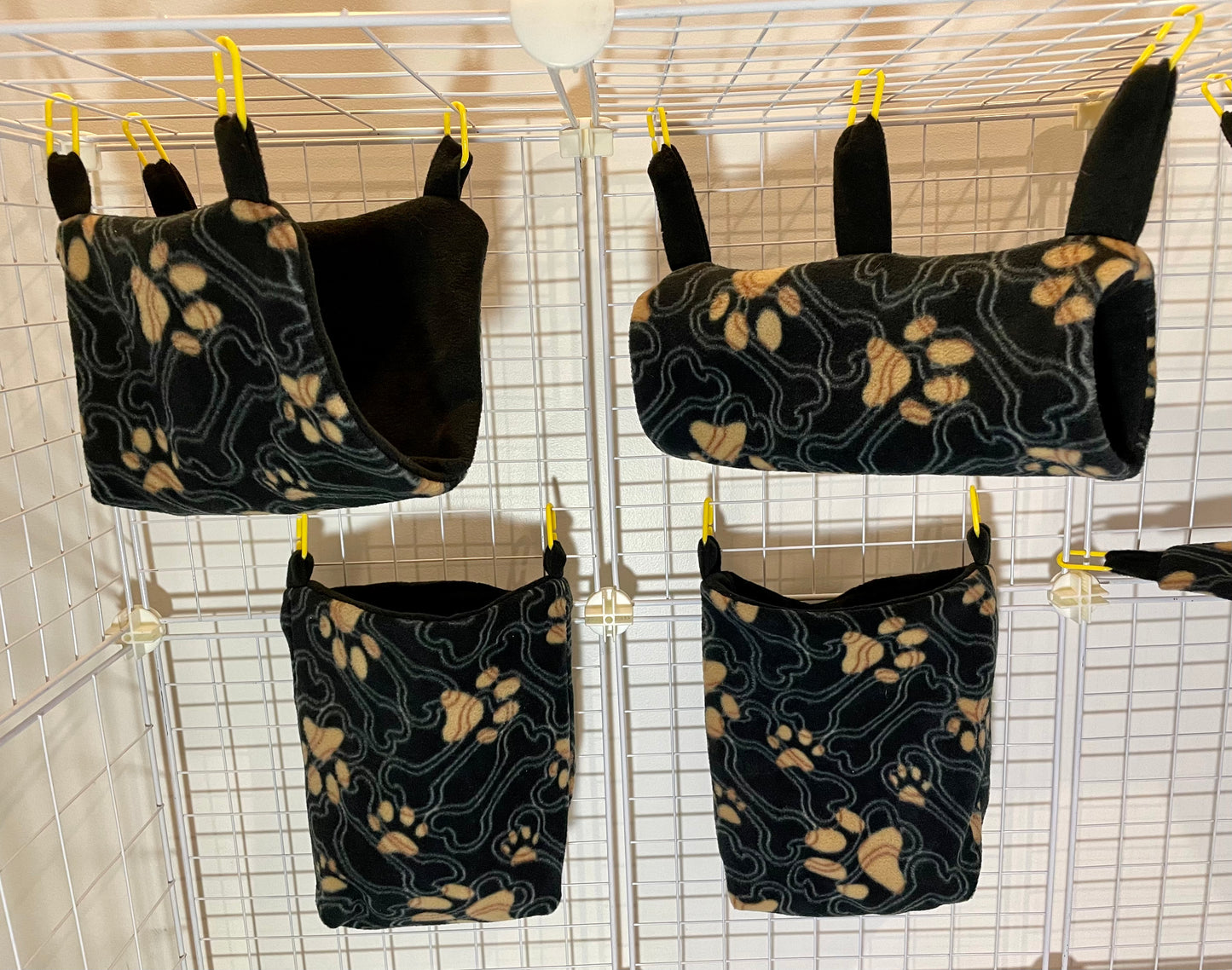 Fleece Cage Set 6 pc - Bones and Paws