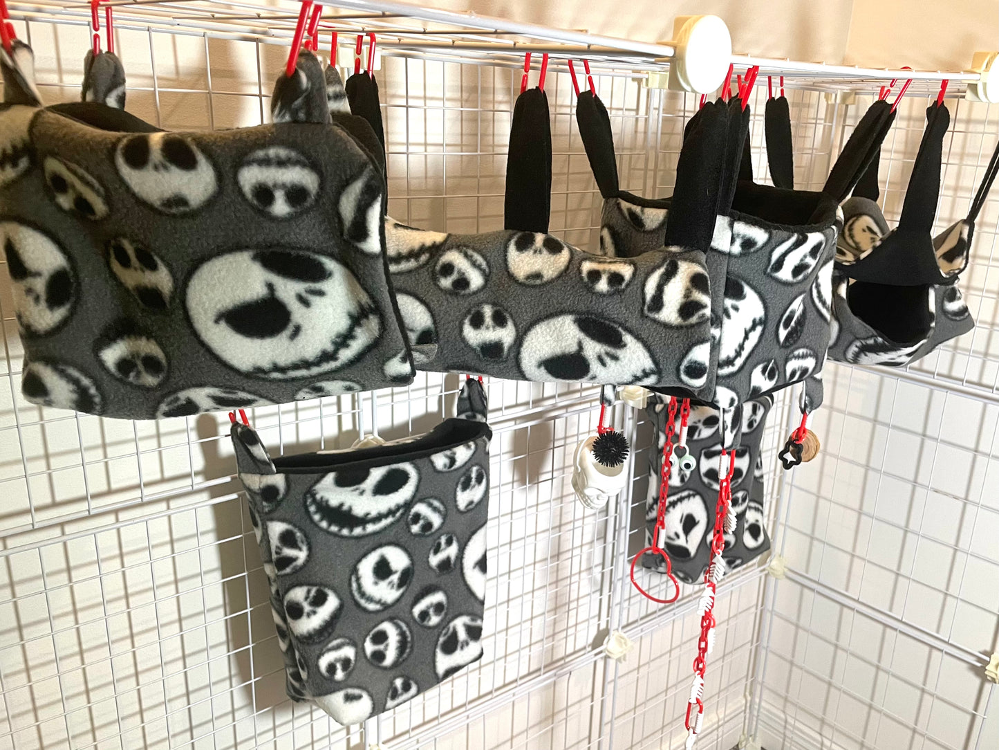 Fleece Play Bucket Cage Set 6 pc - Nightmare Before Christmas