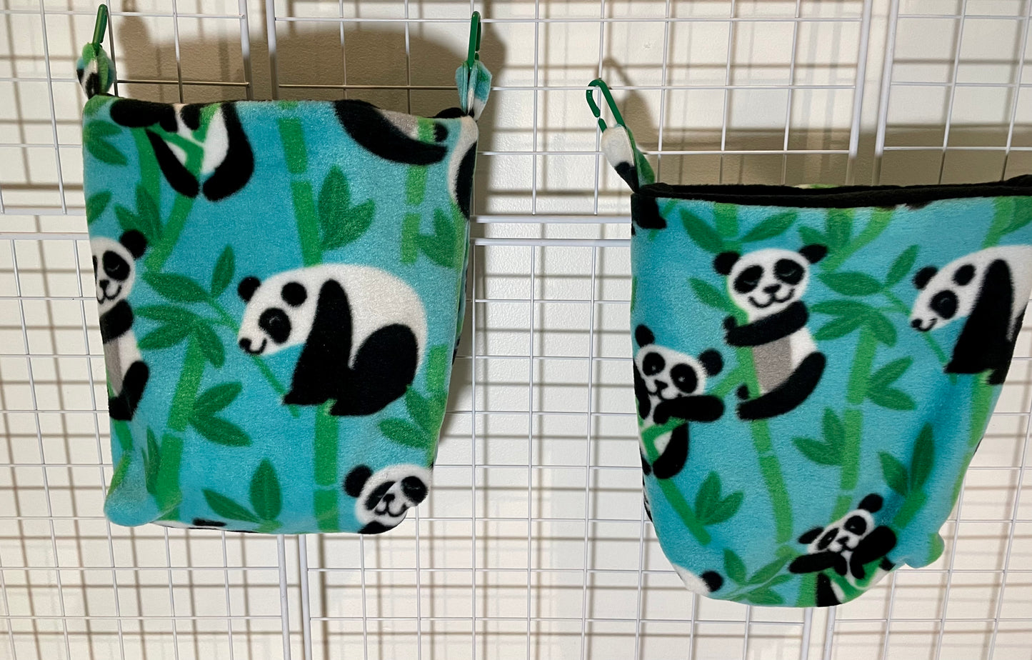 Fleece Cage Set 6 pc - Pandas