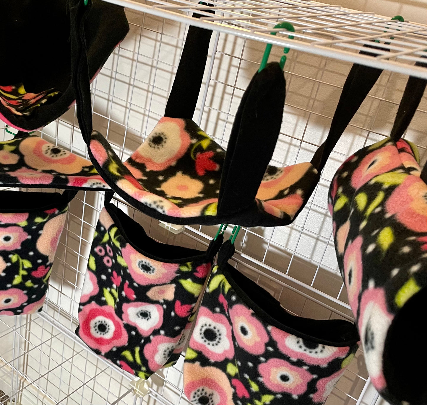 Fleece Cage Set 8 pc - Blossoms