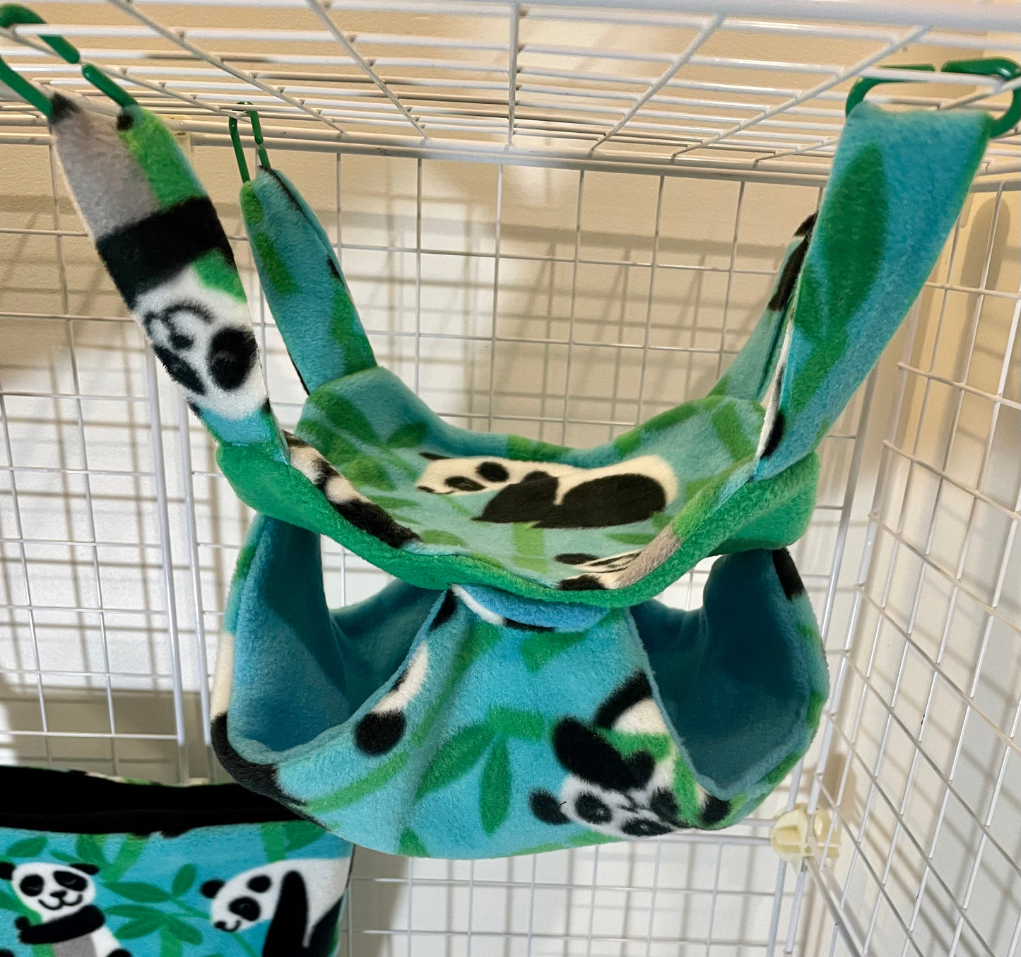 Fleece Cage Set 6 pc - Pandas