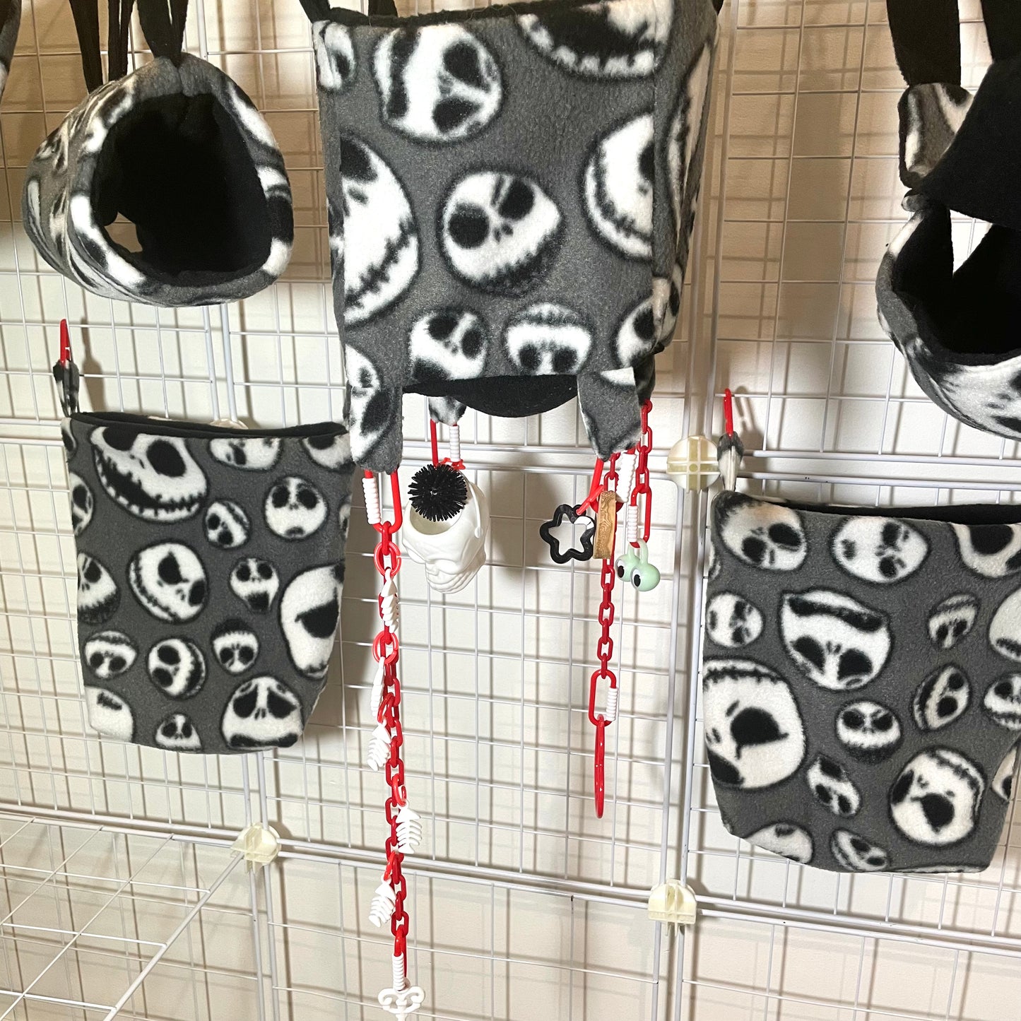 Fleece Play Bucket Cage Set 6 pc - Nightmare Before Christmas