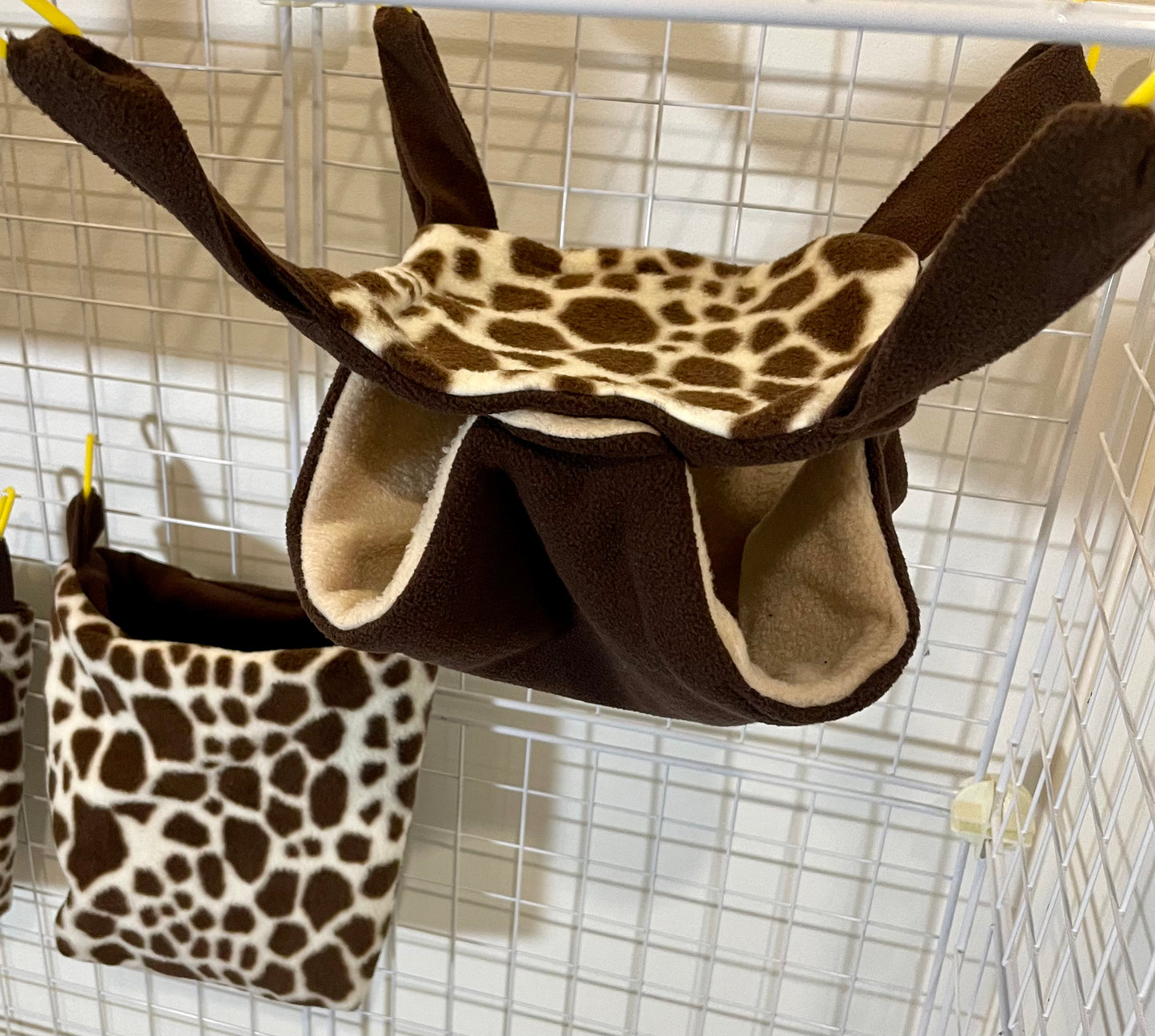 Fleece Cage Set 5 pc - Giraffe