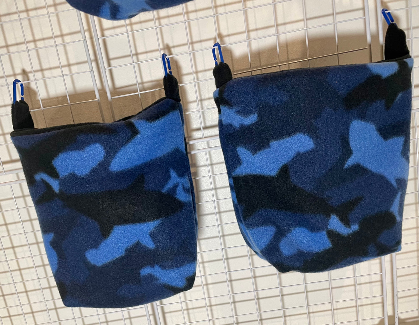 Fleece Cage Set 5 pc - Blue Shark